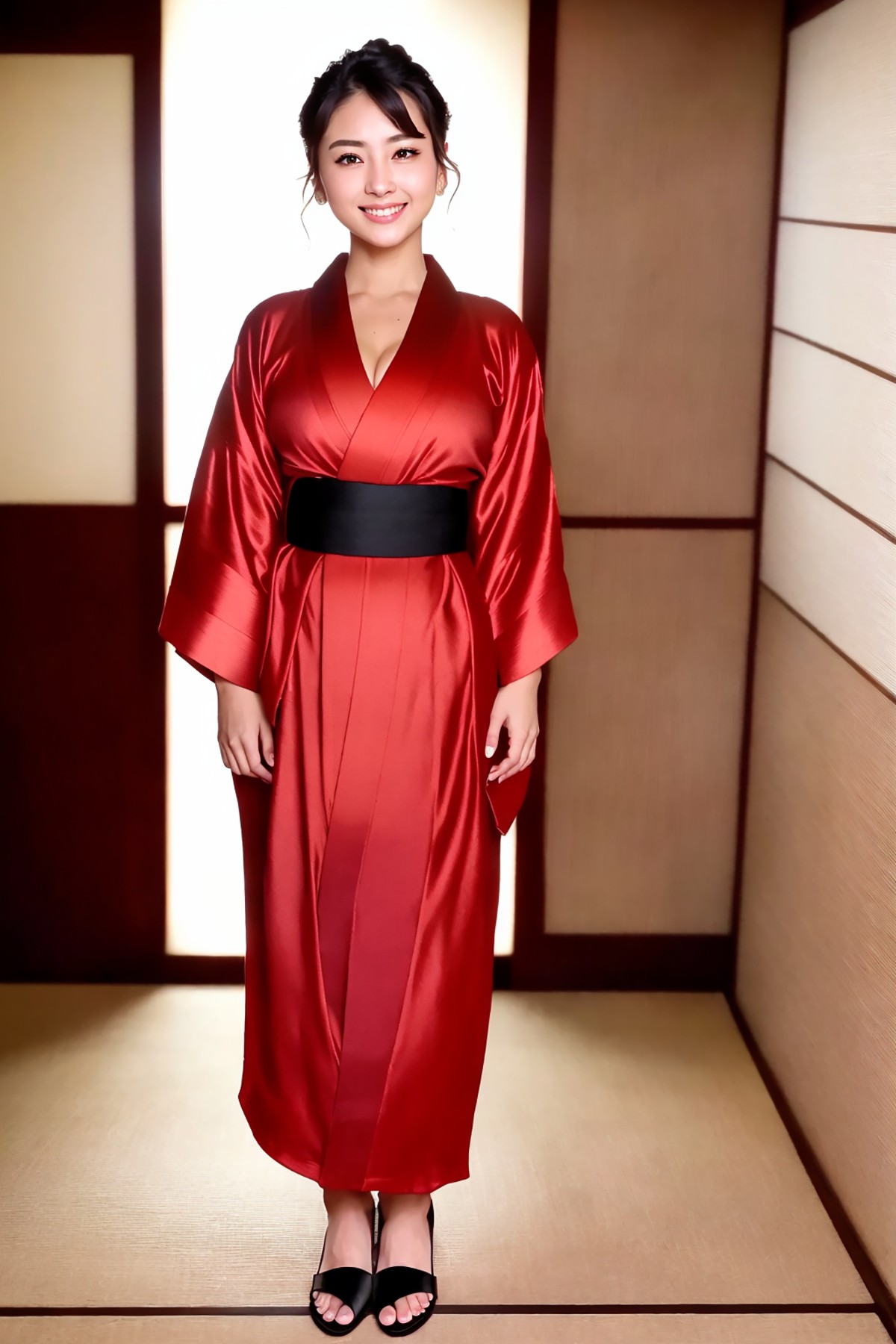 AIModel Vol.126 Silk Pastel Kimono-第1章-图片21