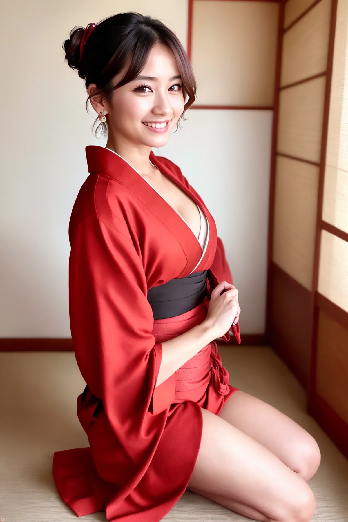 AIModel Vol.126 Silk Pastel Kimono-第1章-图片26
