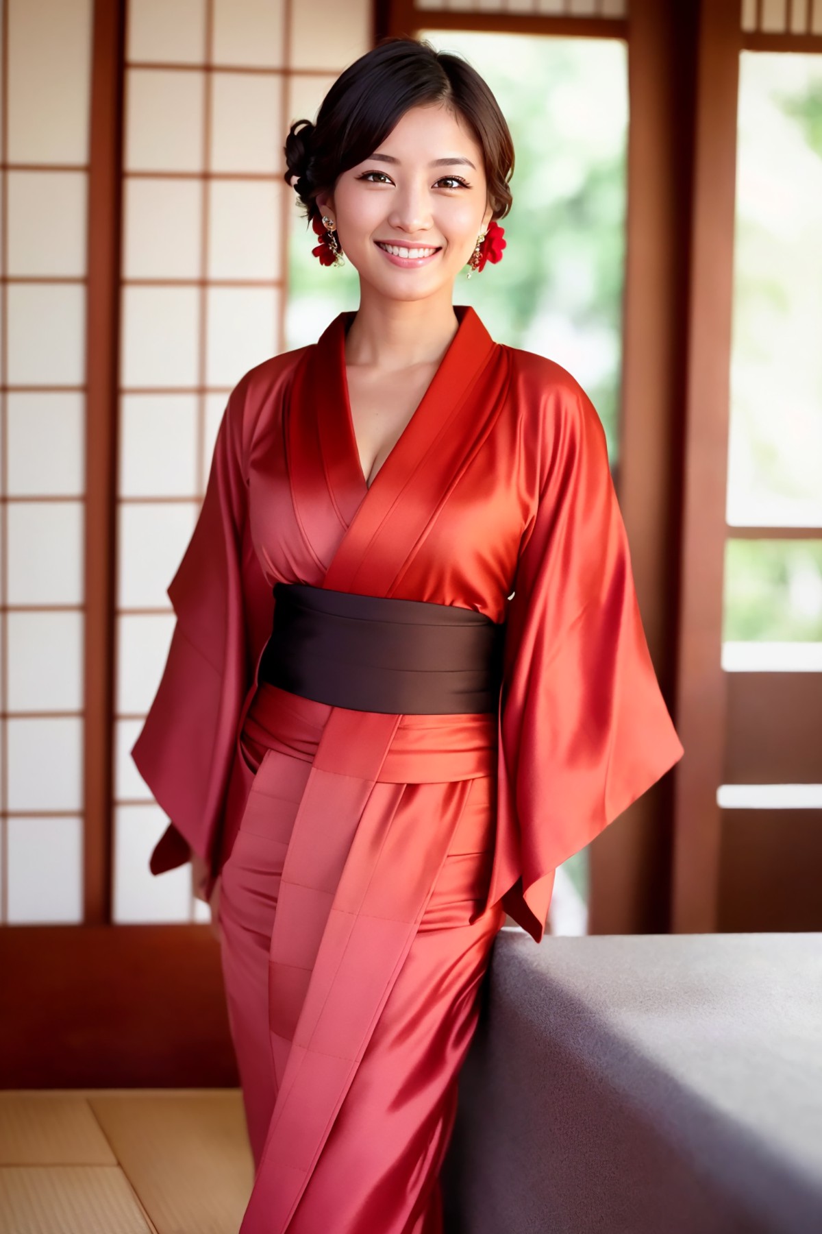 AIModel Vol.126 Silk Pastel Kimono-第1章-图片37