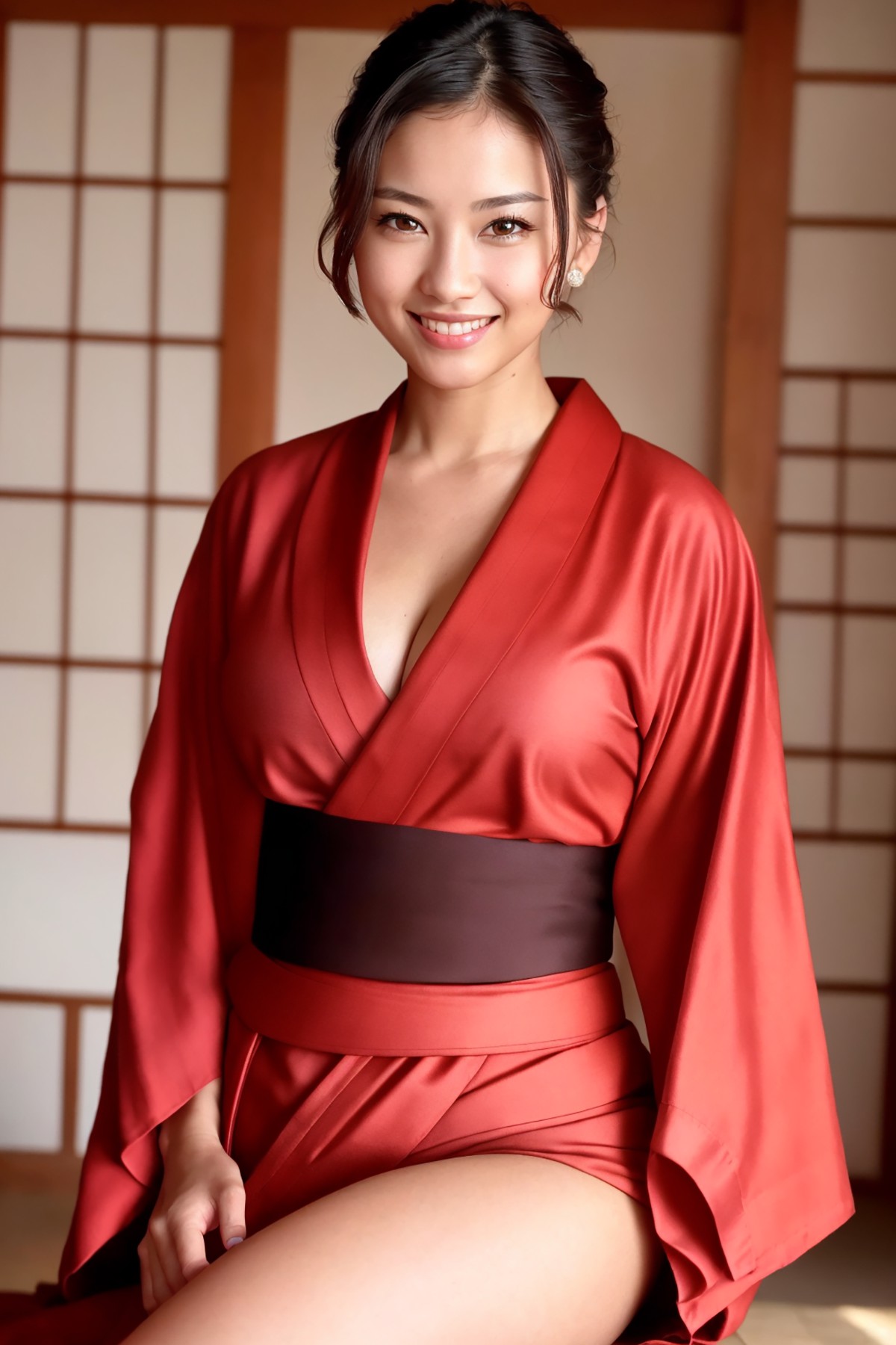 AIModel Vol.126 Silk Pastel Kimono-第1章-图片41