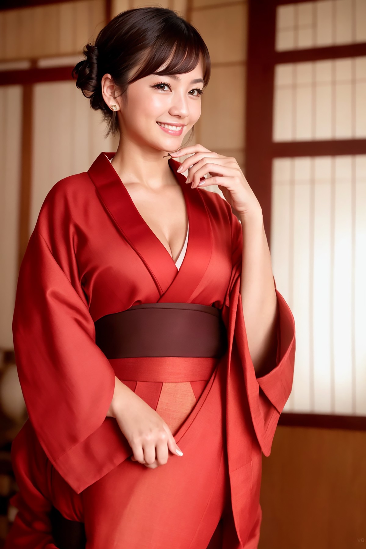 AIModel Vol.126 Silk Pastel Kimono-第1章-图片40