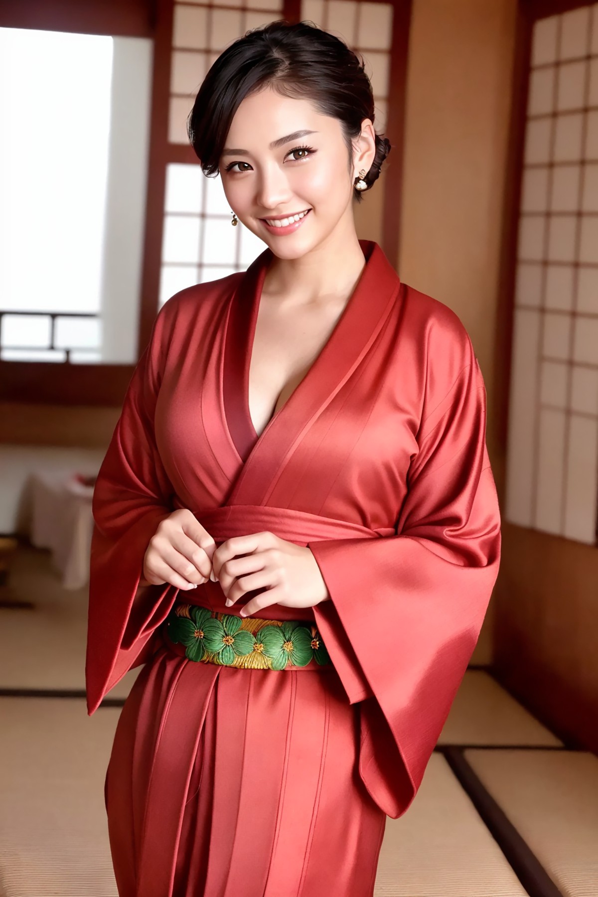 AIModel Vol.126 Silk Pastel Kimono-第1章-图片46