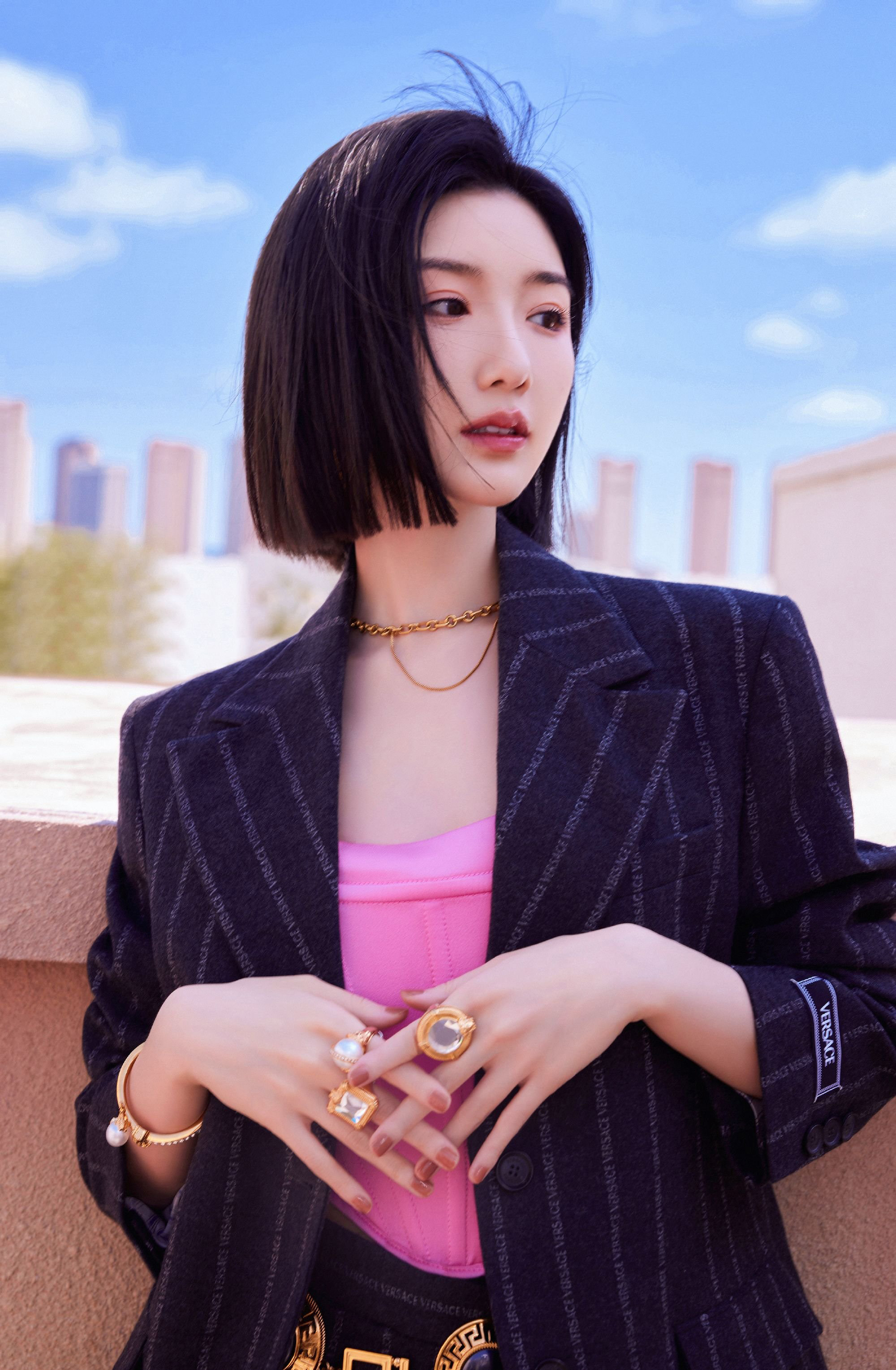 桃紫色洋裝魅惑—毛曉彤[套圖]-第1章-图片1