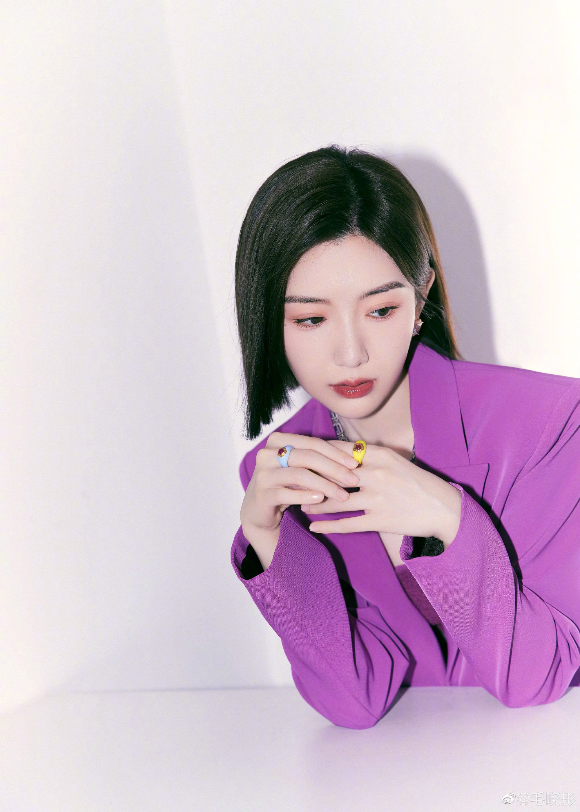 桃紫色洋裝魅惑—毛曉彤[套圖]-第1章-图片9