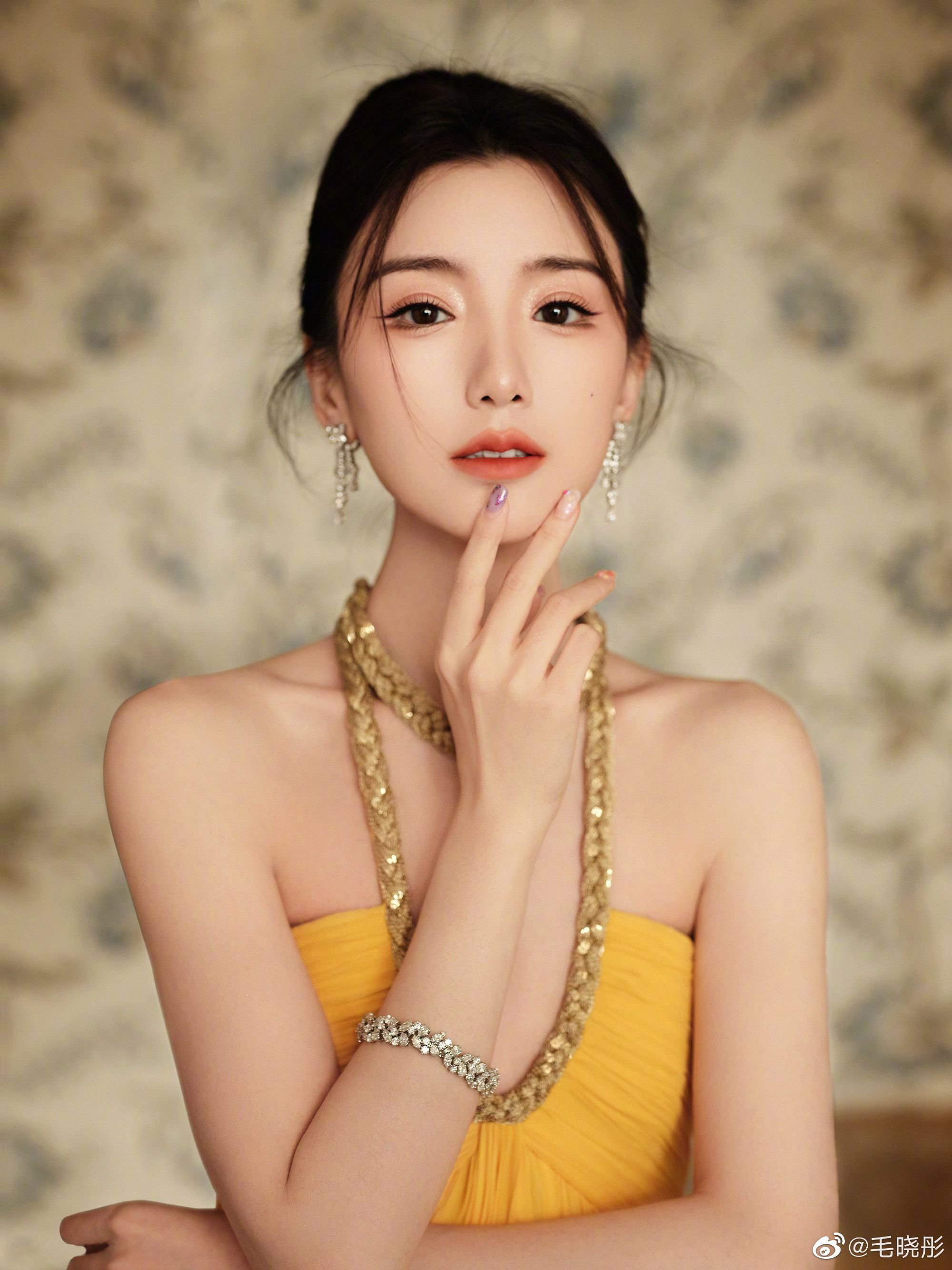 黃色蓬蓬公主裙—毛曉彤[套圖]-第1章-图片7