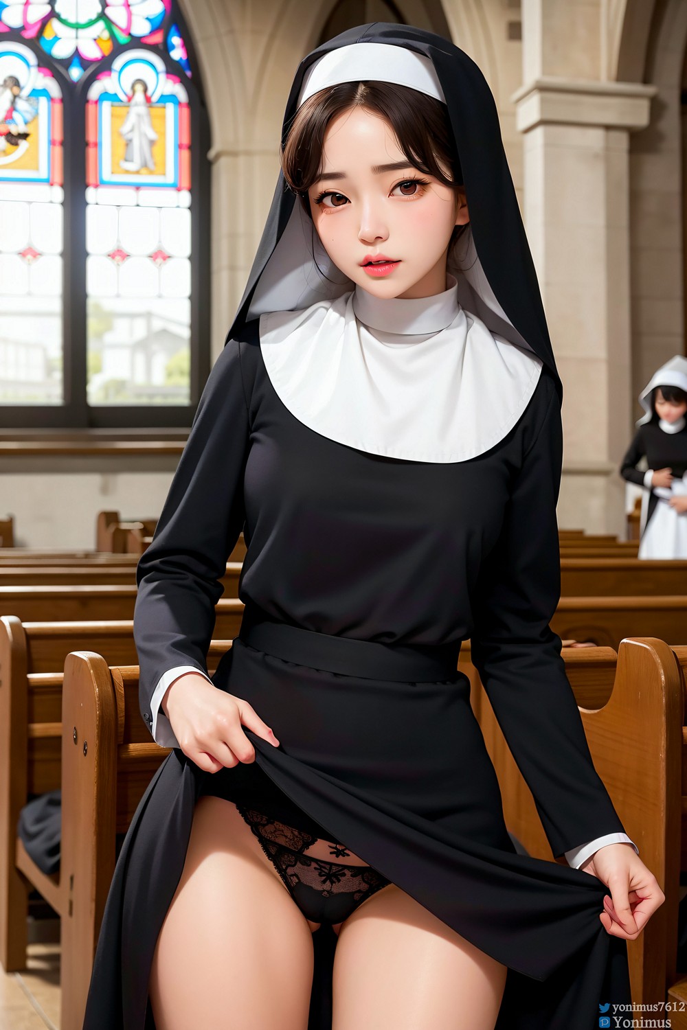 [Yonimus] The Fall of the Nun 2-第1章-图片9