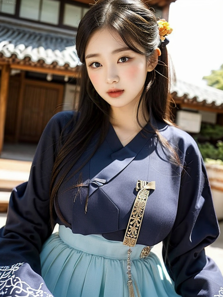 AI生成~xRicaWomen in Hanbok, Korean-第1章-图片7