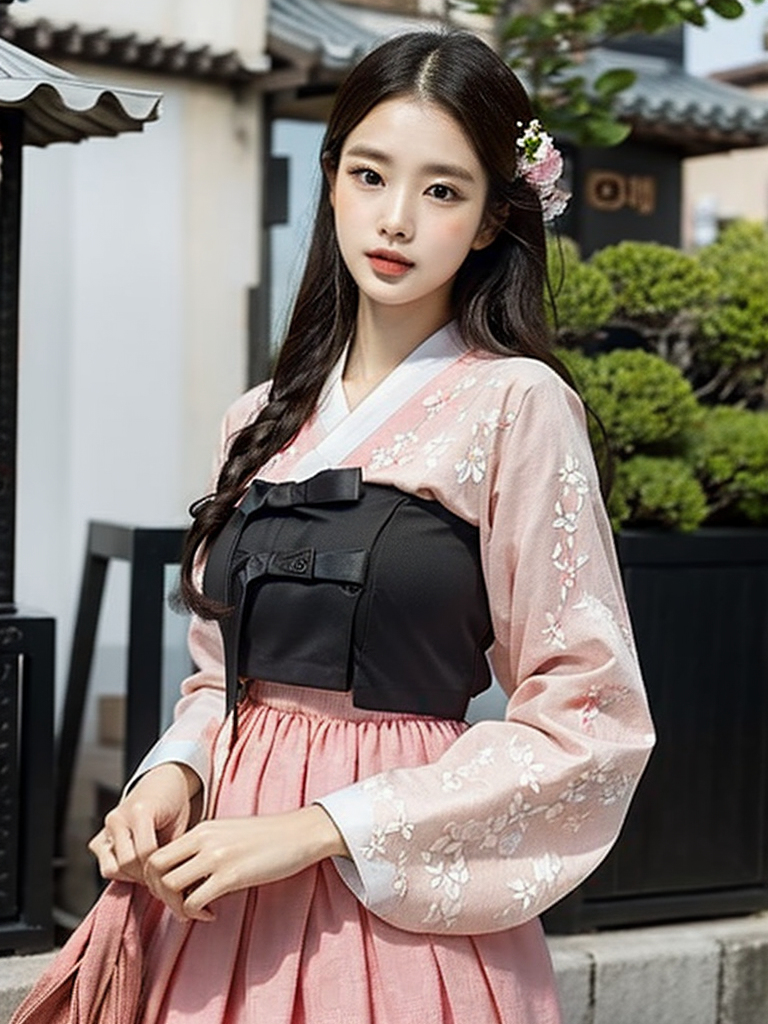 AI生成~xRicaWomen in Hanbok, Korean-第1章-图片8