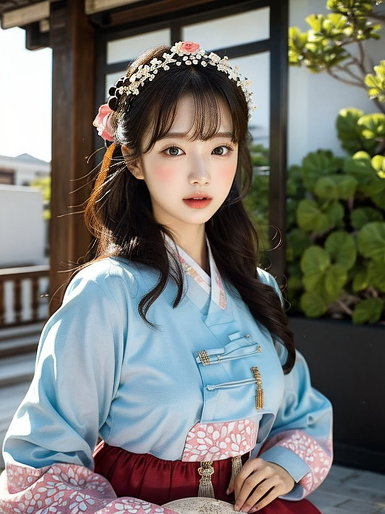 AI生成~xRicaWomen in Hanbok, Korean-第1章-图片13