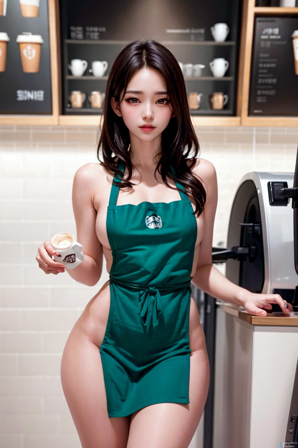 [Yonimus] She makes coffee
