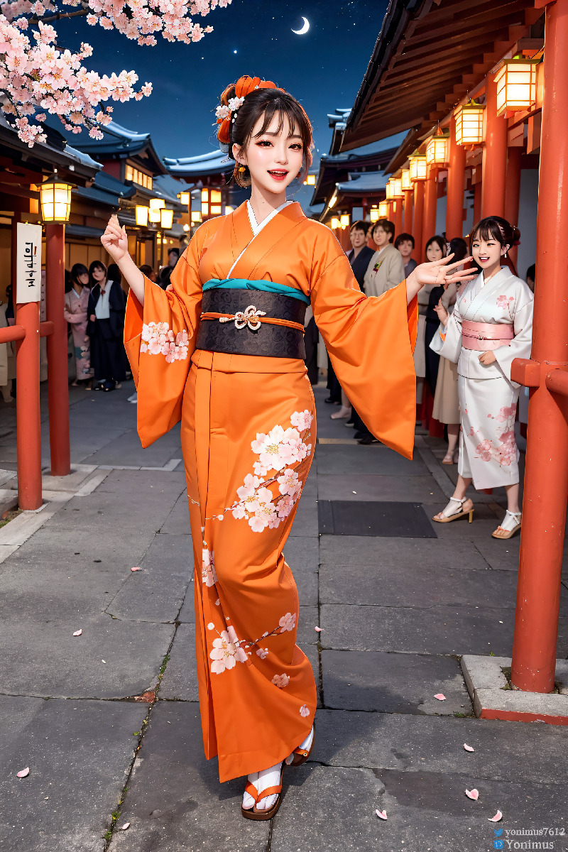 The beauty wears Kimono-第1章-图片13