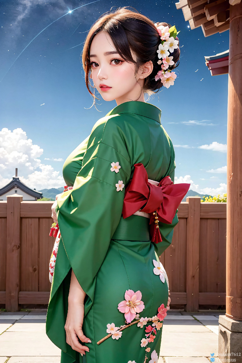 The beauty wears Kimono-第1章-图片12