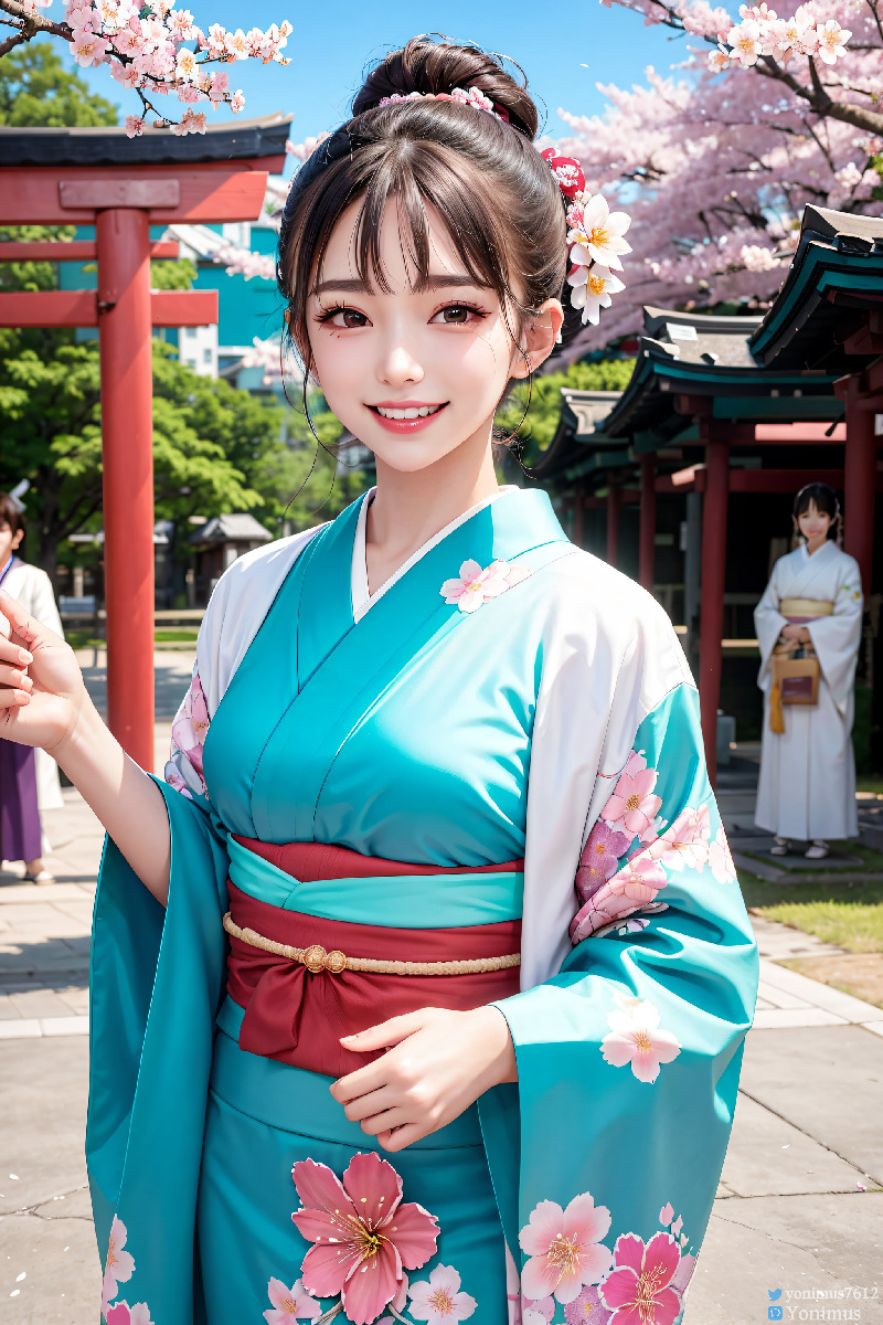 The beauty wears Kimono-第1章-图片11