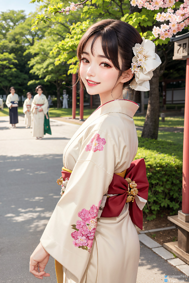 The beauty wears Kimono-第1章-图片35