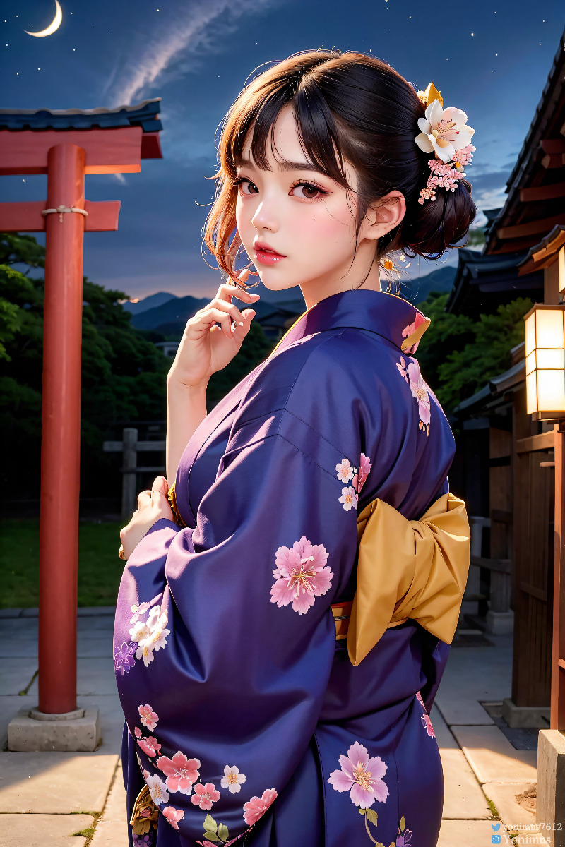 The beauty wears Kimono-第1章-图片47