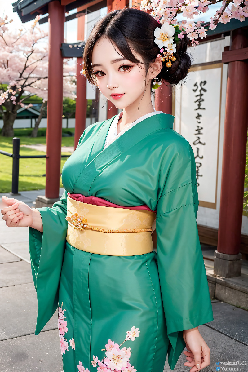 The beauty wears Kimono-第1章-图片51