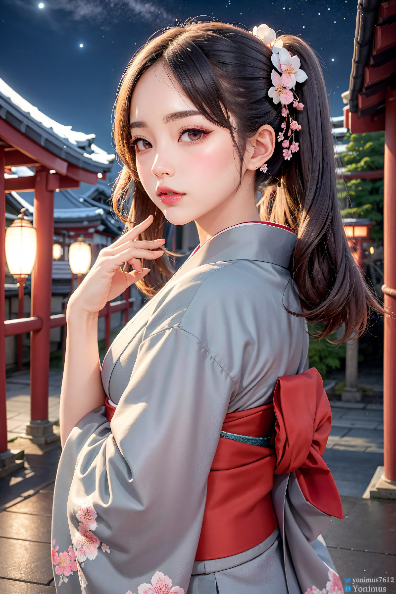The beauty wears Kimono-第1章-图片66