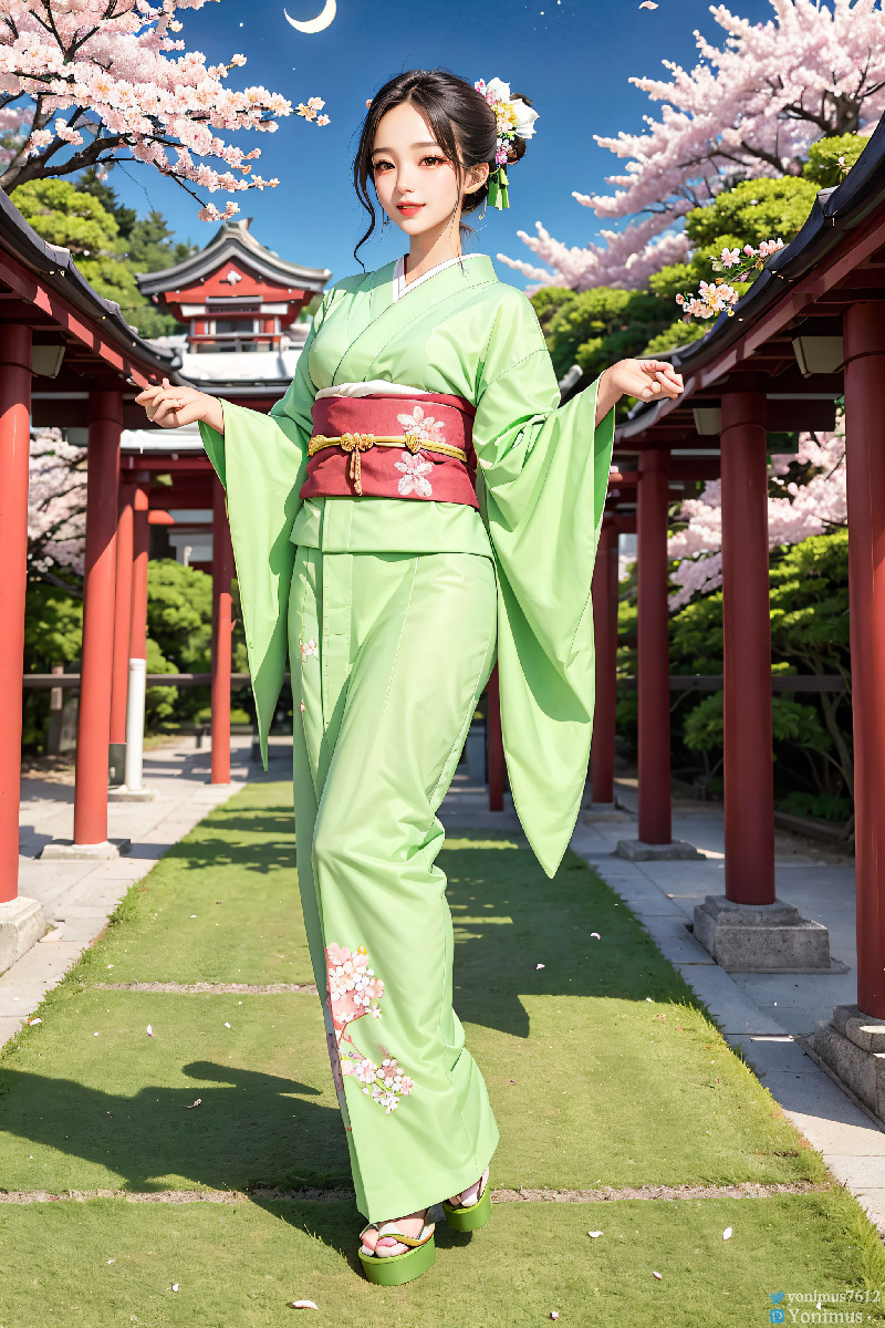 The beauty wears Kimono-第1章-图片74