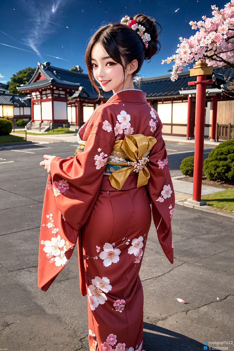 The beauty wears Kimono-第1章-图片79
