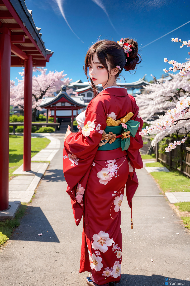 The beauty wears Kimono-第1章-图片83