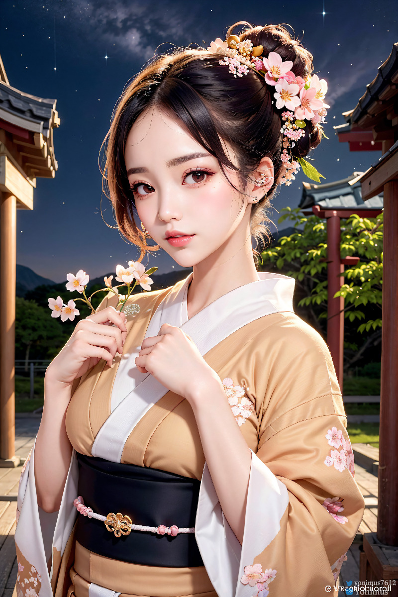 The beauty wears Kimono-第1章-图片87