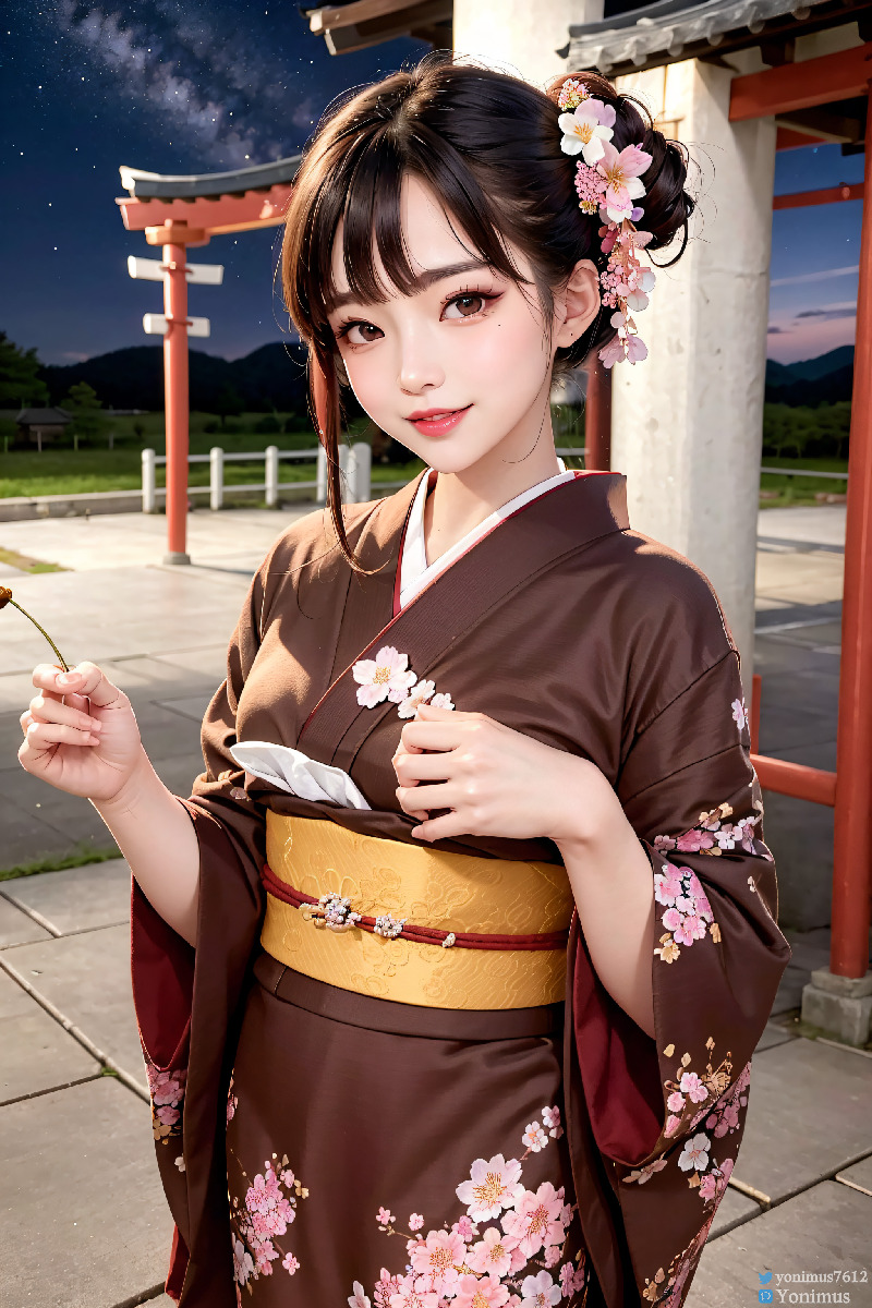 The beauty wears Kimono-第1章-图片89