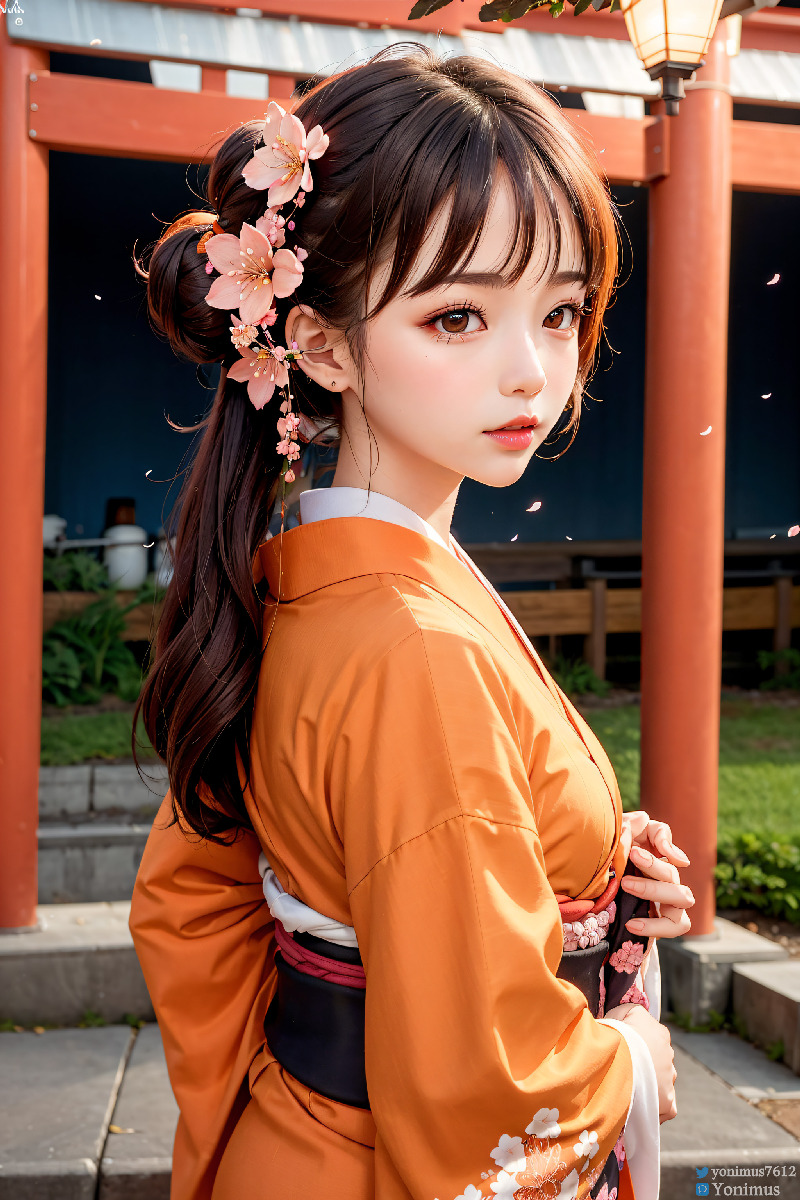 The beauty wears Kimono-第1章-图片123