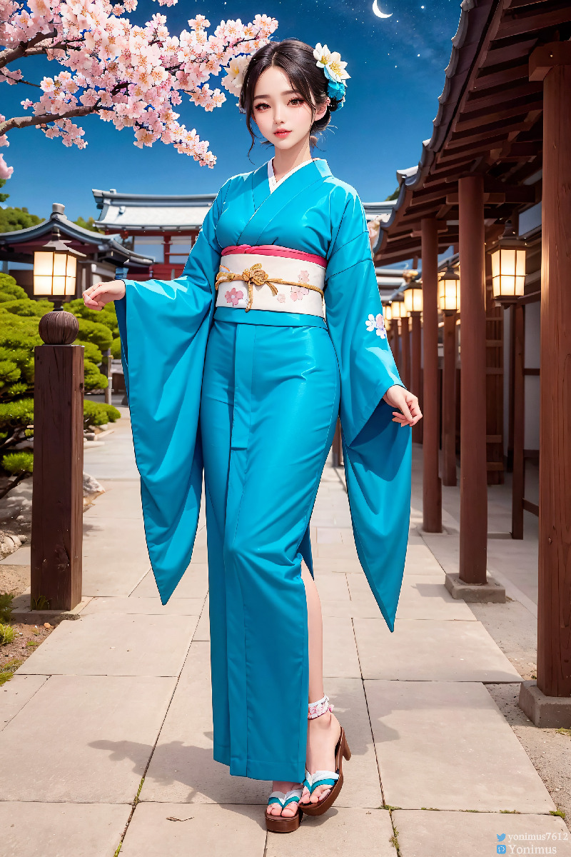 The beauty wears Kimono-第1章-图片136