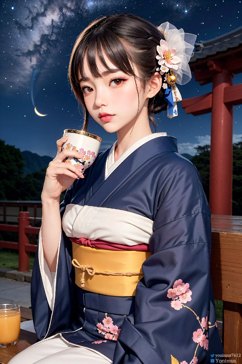 The beauty wears Kimono-第1章-图片147