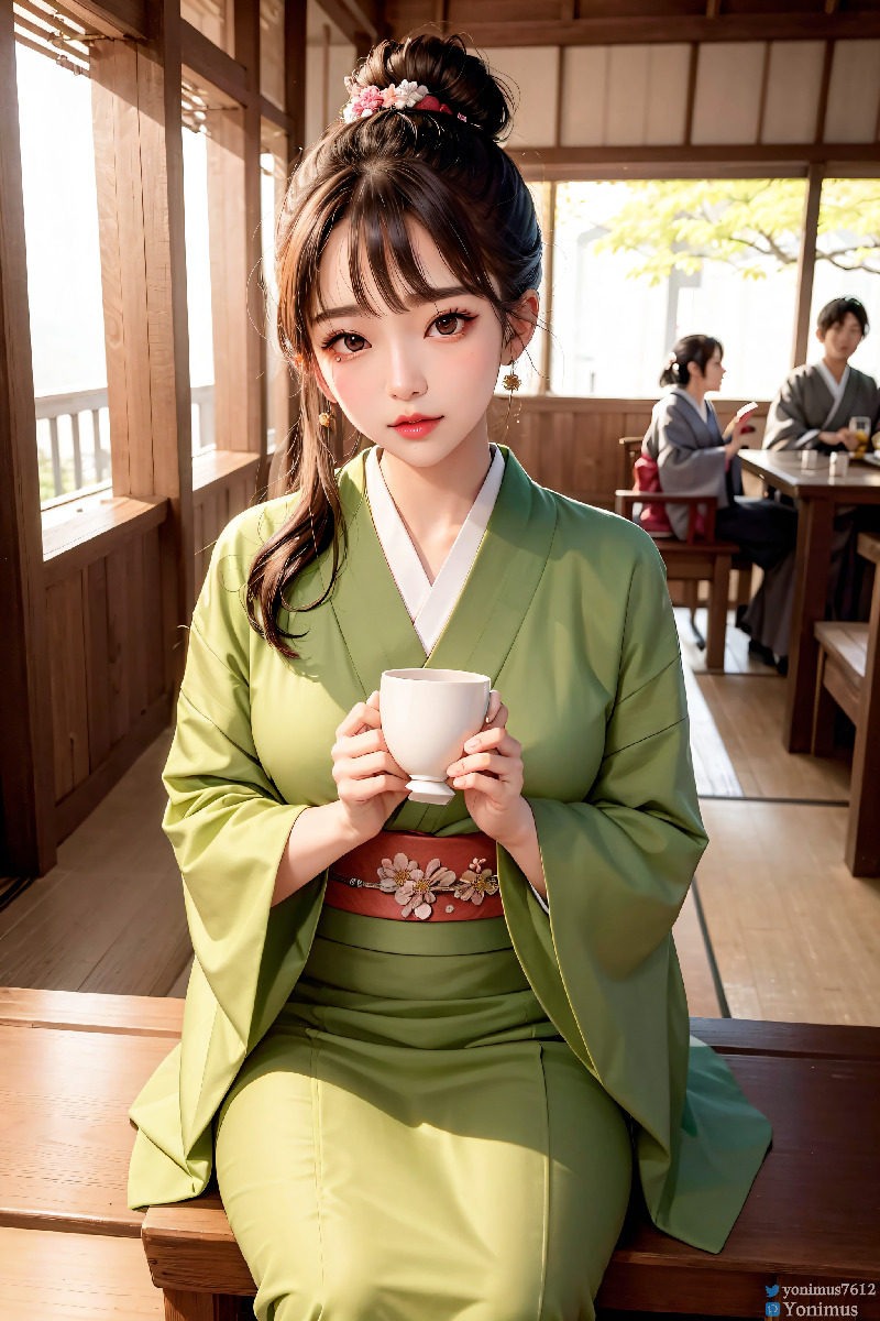 The beauty wears Kimono-第1章-图片161