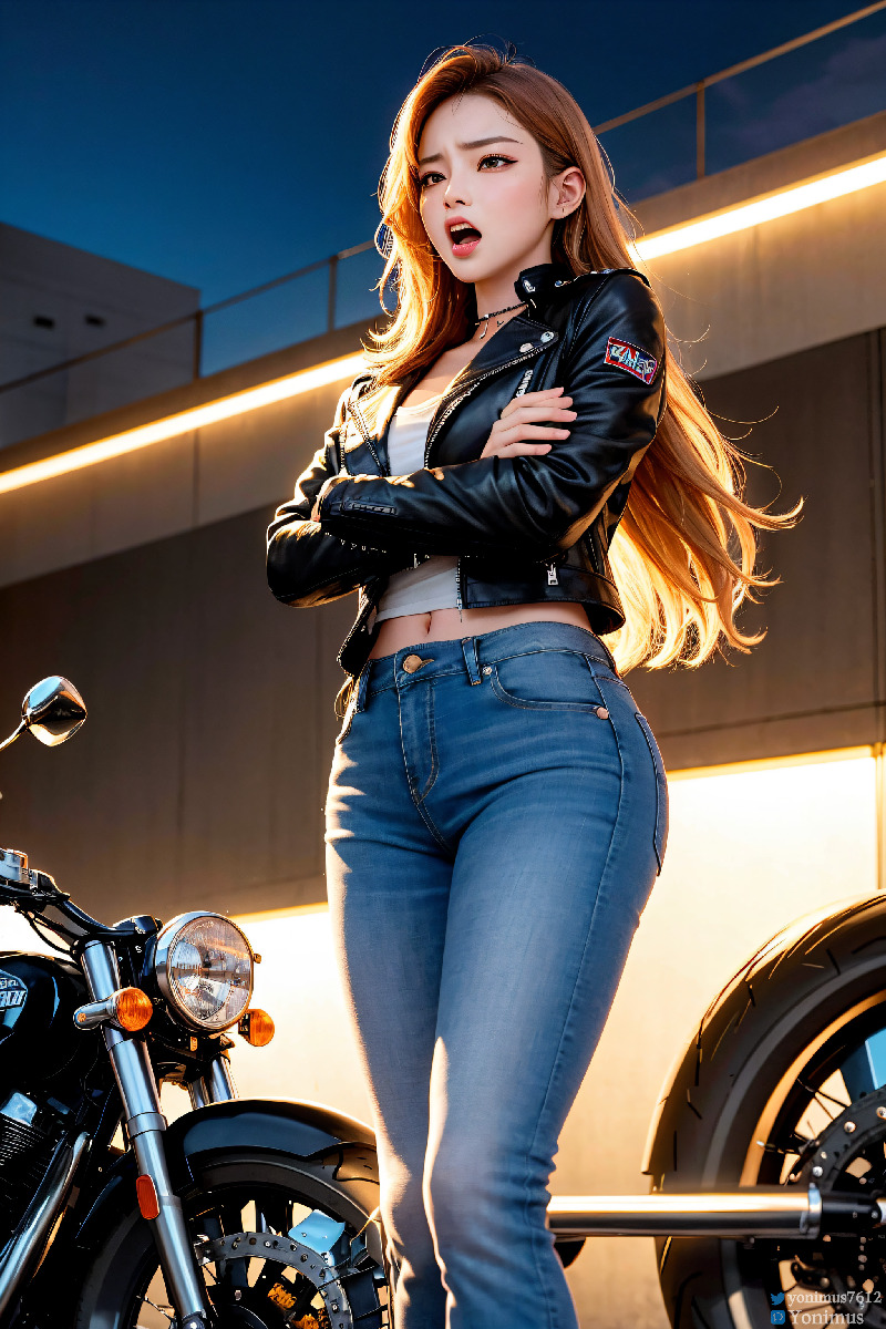 The female boss of the bikergang-第1章-图片5