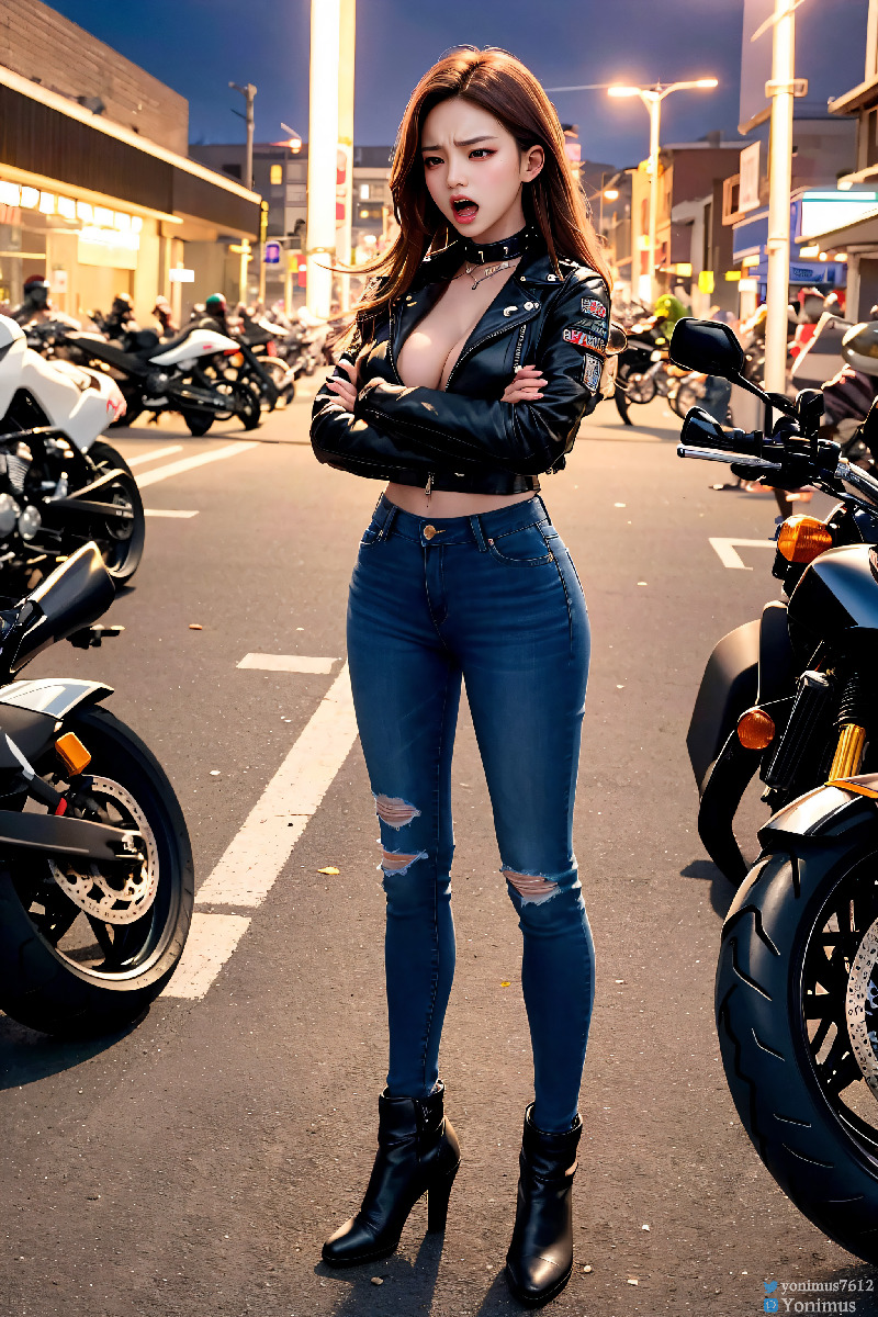 The female boss of the bikergang-第1章-图片7