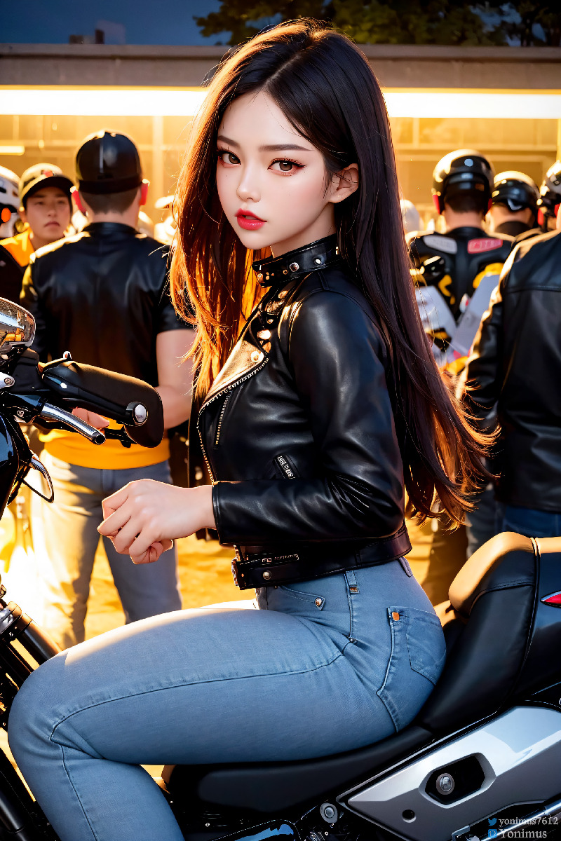 The female boss of the bikergang-第1章-图片16