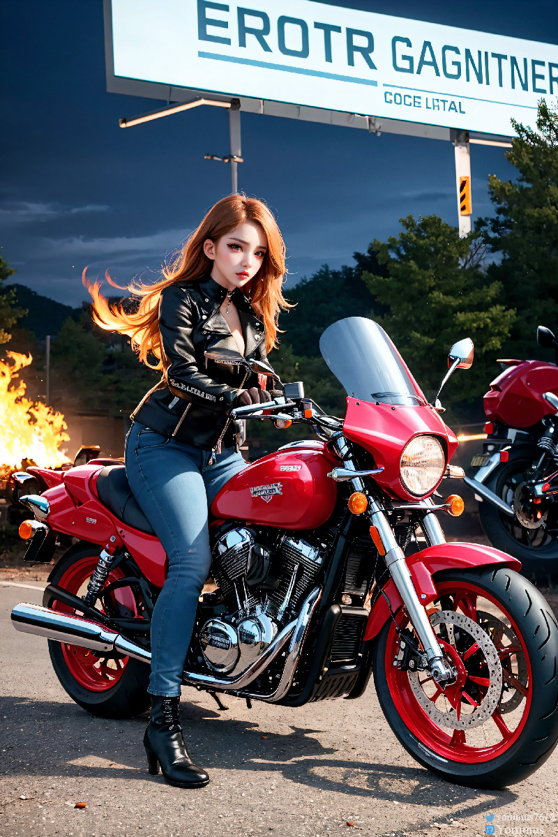 The female boss of the bikergang-第1章-图片40