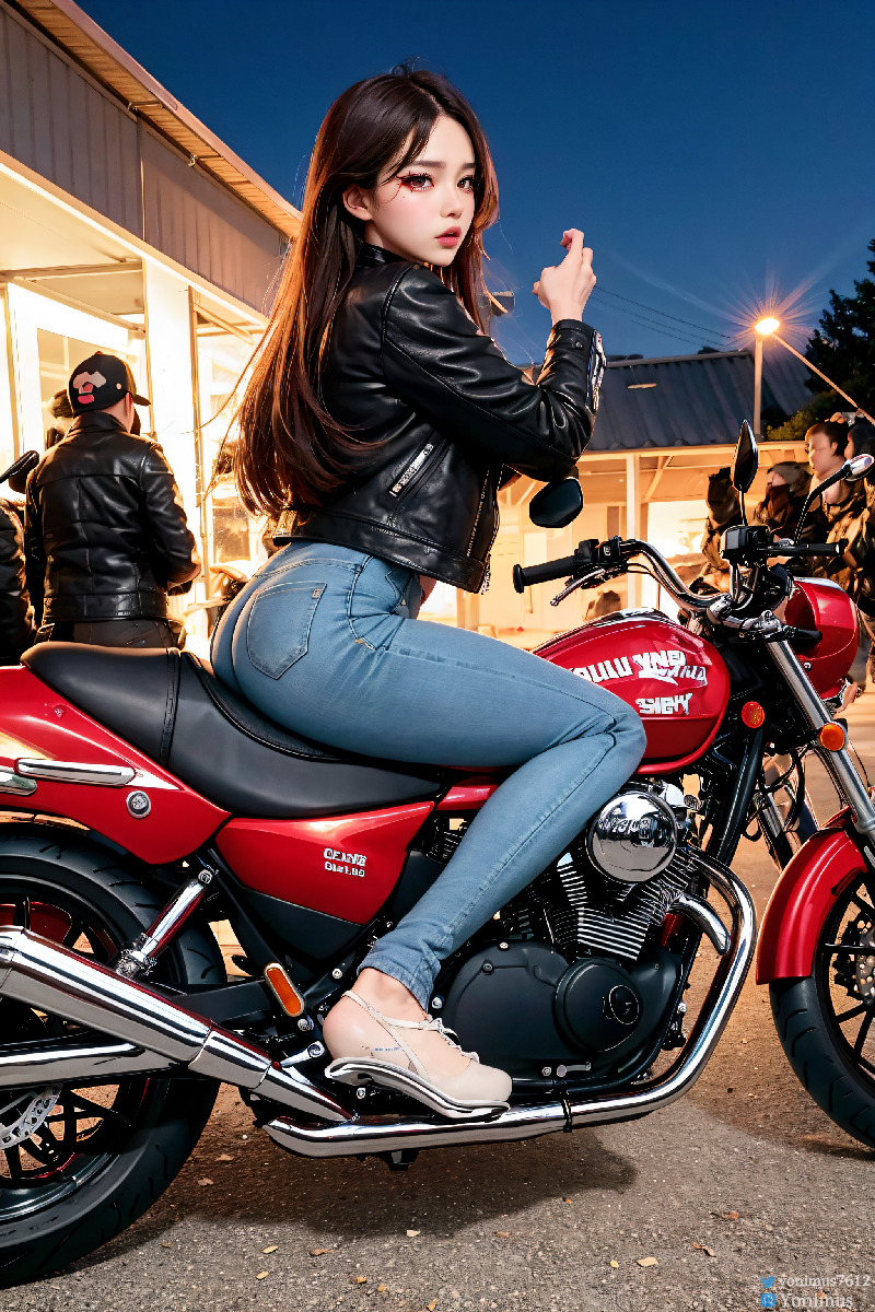 The female boss of the bikergang-第1章-图片41