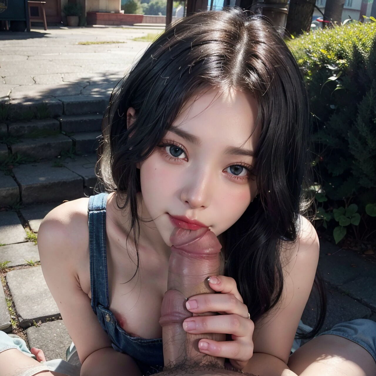 吊帶牛仔褲-第1章-图片81