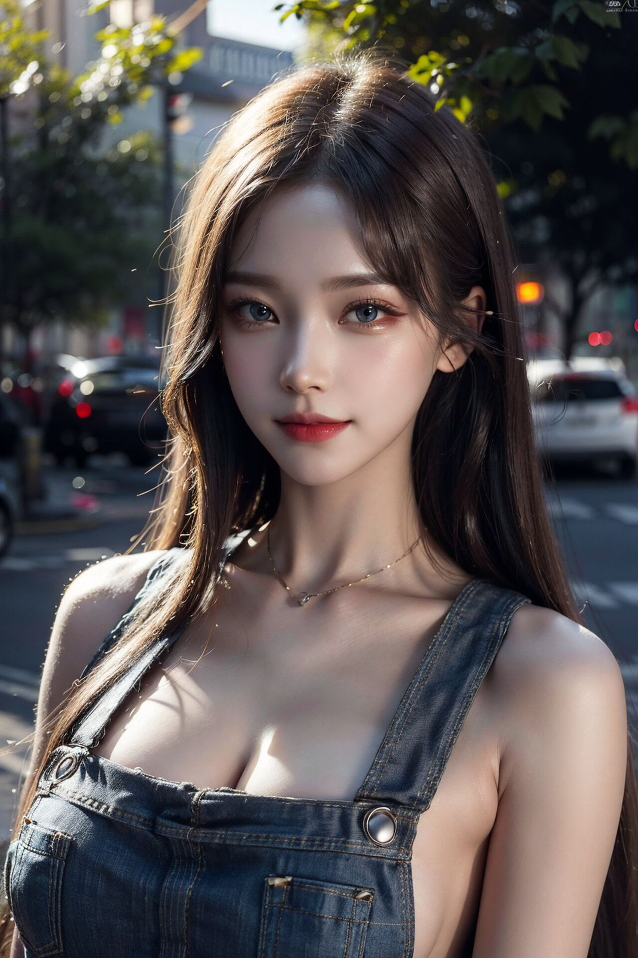 吊帶牛仔褲-第1章-图片93