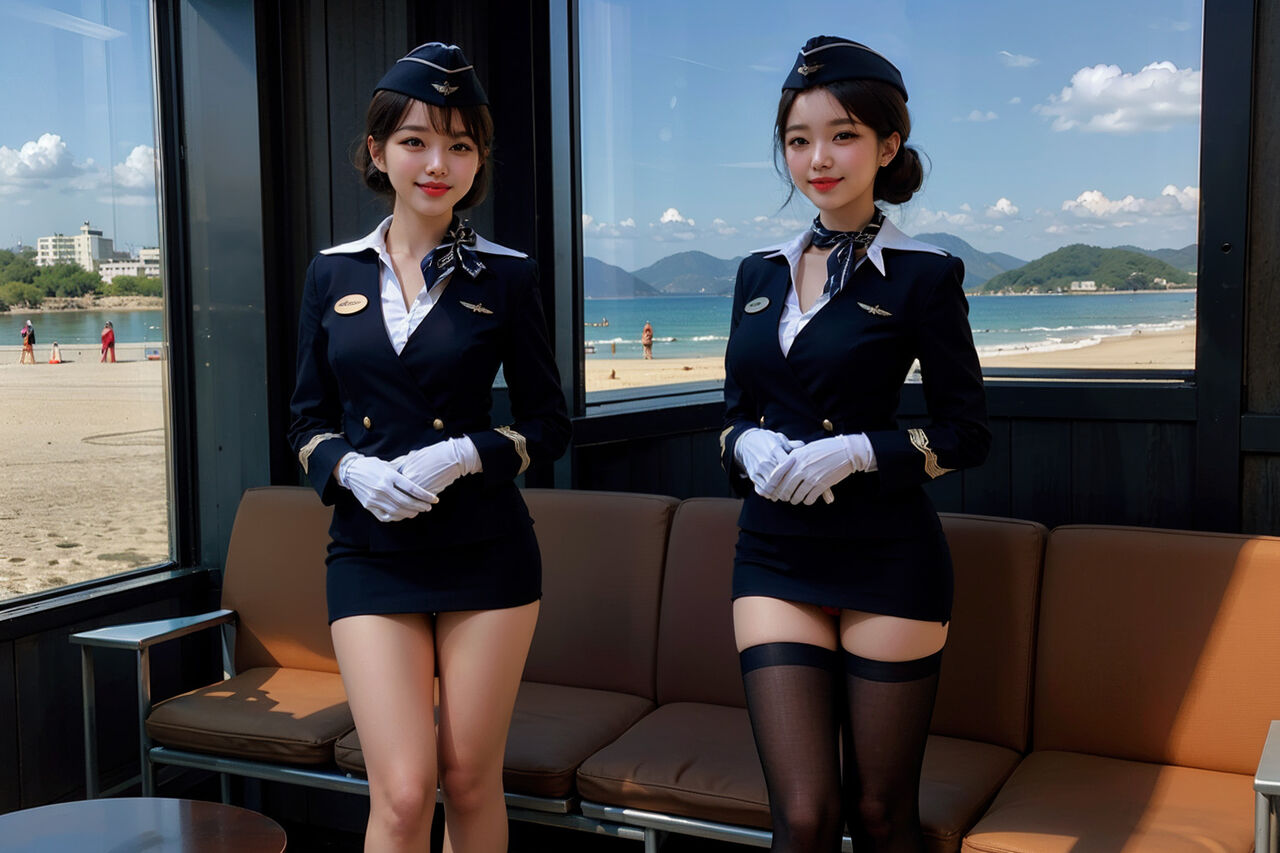 ★PATREON★ Ai_pyramid  Flight Attentants-第1章-图片8