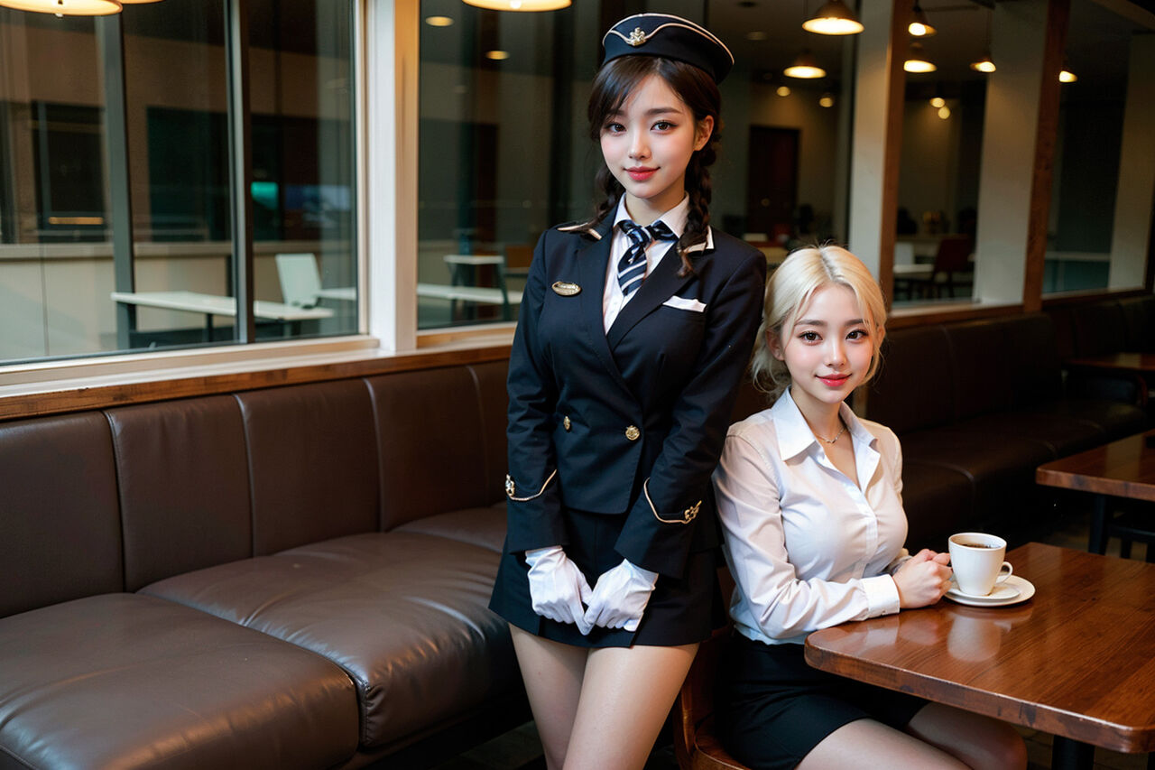 ★PATREON★ Ai_pyramid  Flight Attentants-第1章-图片32