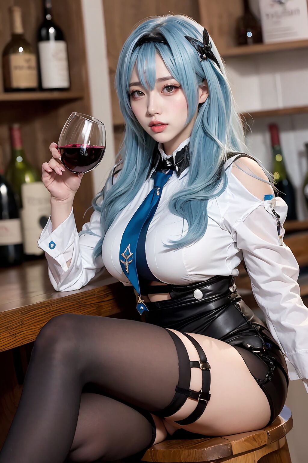 ●PIXIV● MACHOKING Blue Hair Cutie-第1章-图片5