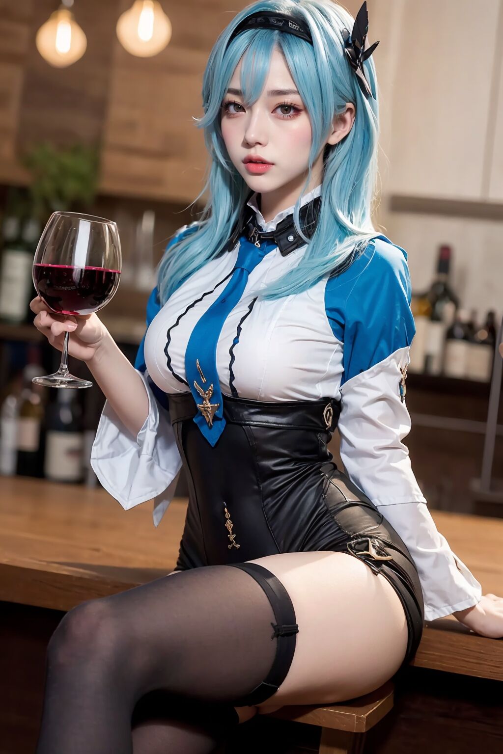 ●PIXIV● MACHOKING Blue Hair Cutie-第1章-图片7