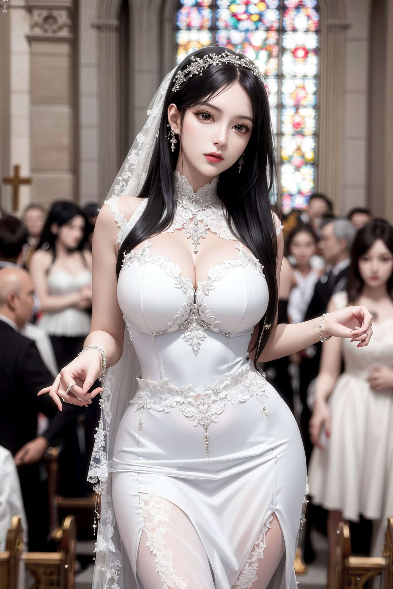 [AI beauty] uncensored  Bride-第1章-图片43