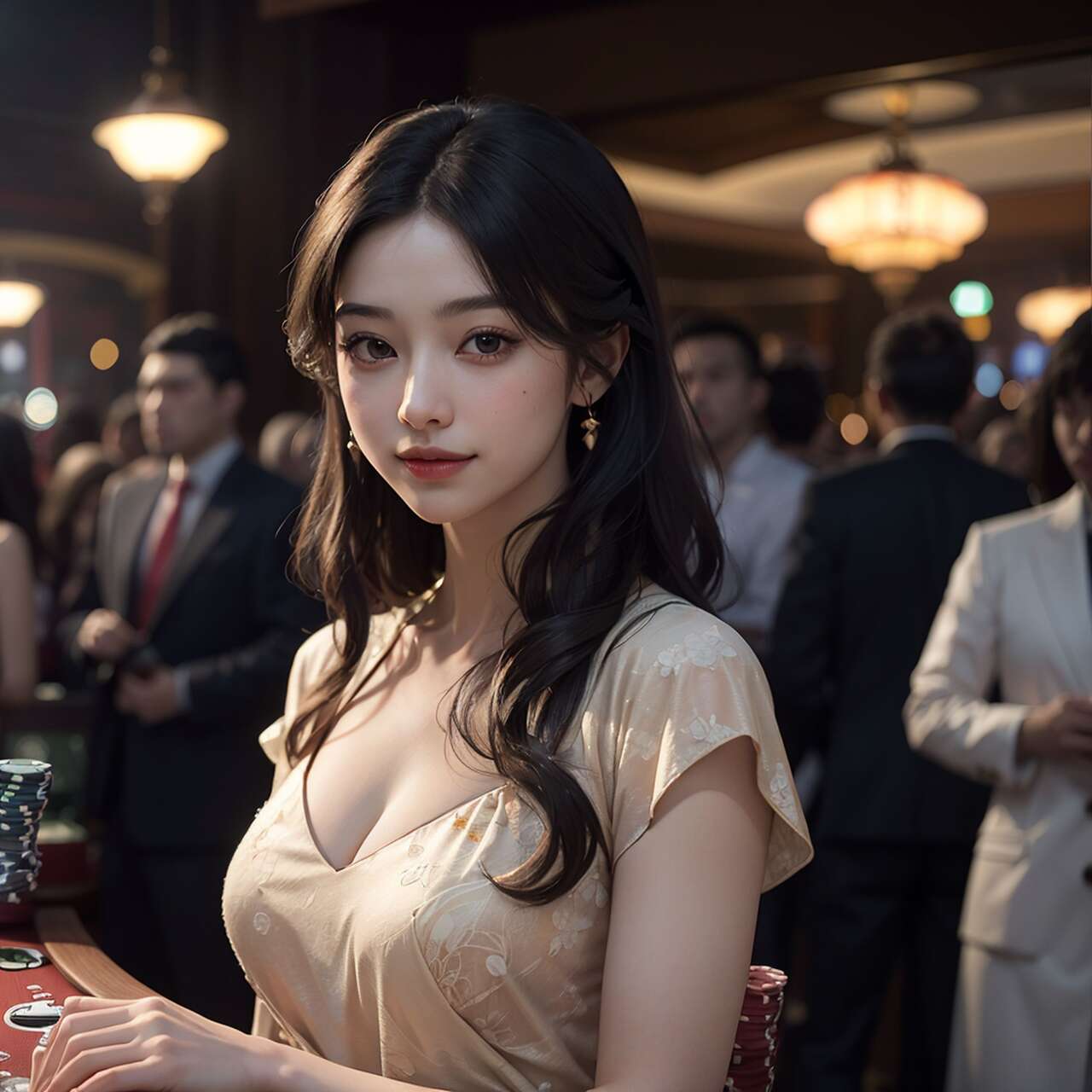 [AI beauty] uncensored  Gambling-第1章-图片2