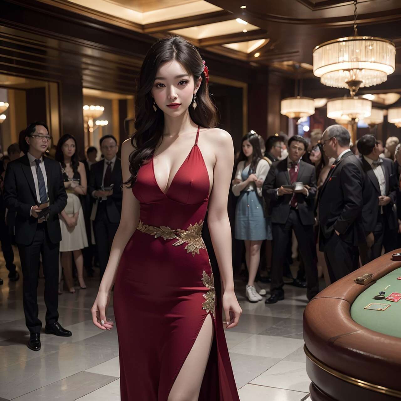 [AI beauty] uncensored  Gambling-第1章-图片6