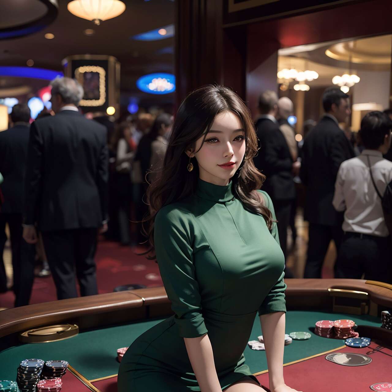 [AI beauty] uncensored  Gambling-第1章-图片4