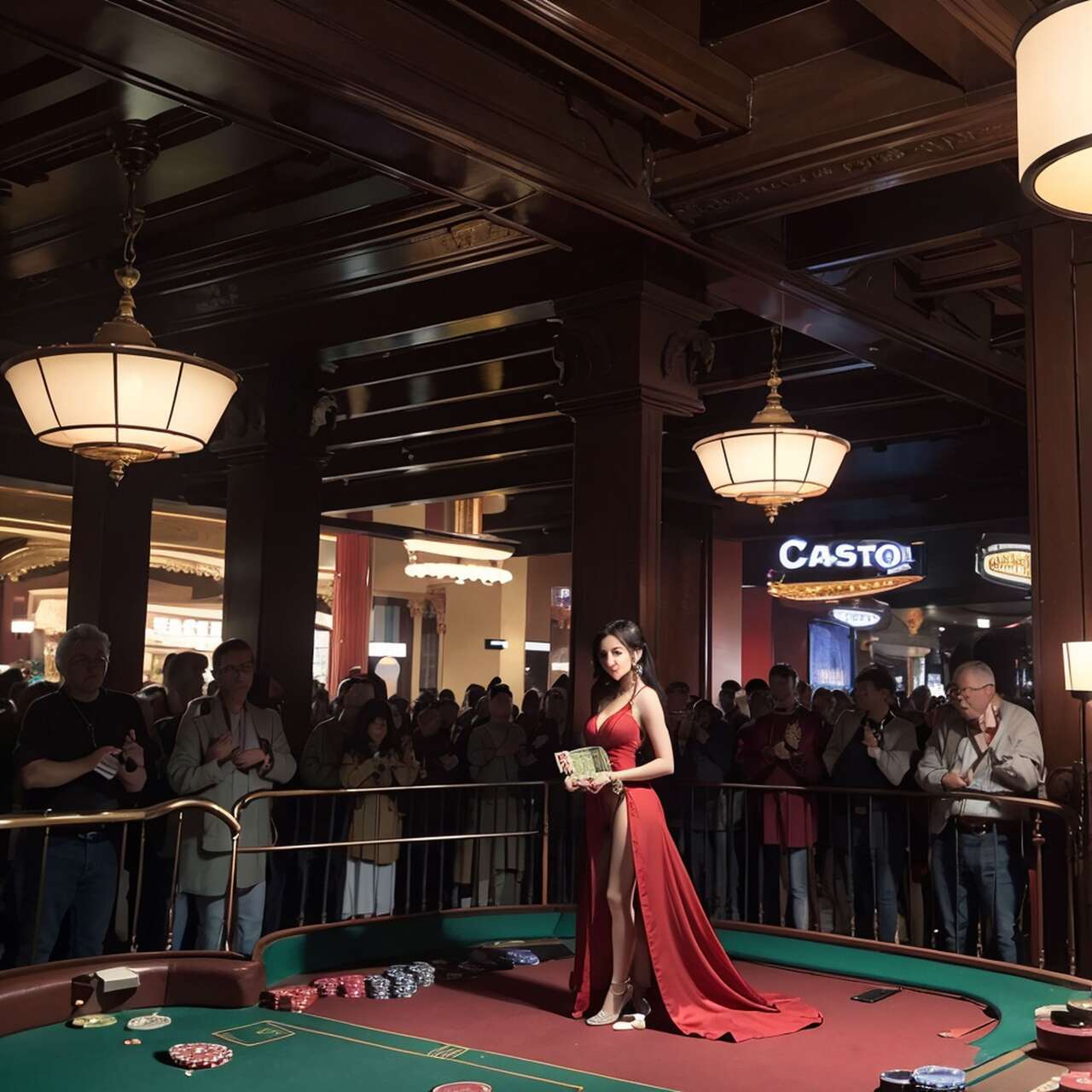 [AI beauty] uncensored  Gambling-第1章-图片12