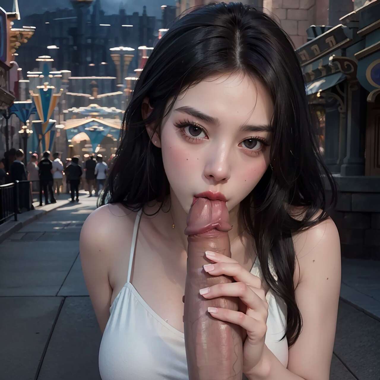 [AI beauty] uncensored  Girl in White-第1章-图片74