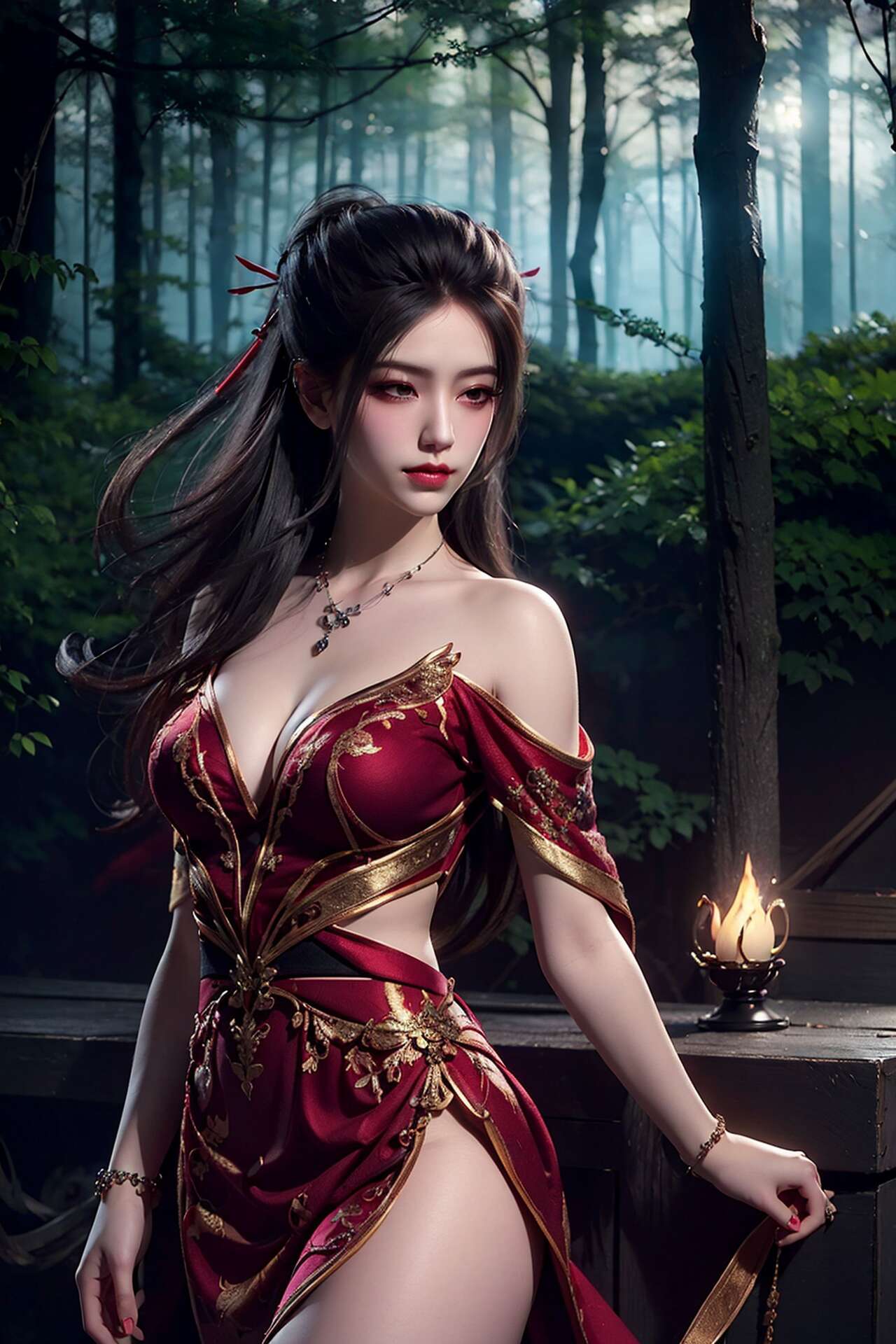[AI beauty] uncensored  Naked Princess-第1章-图片44