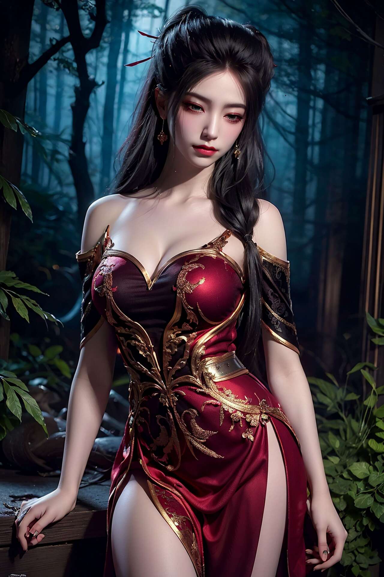 [AI beauty] uncensored  Naked Princess-第1章-图片45