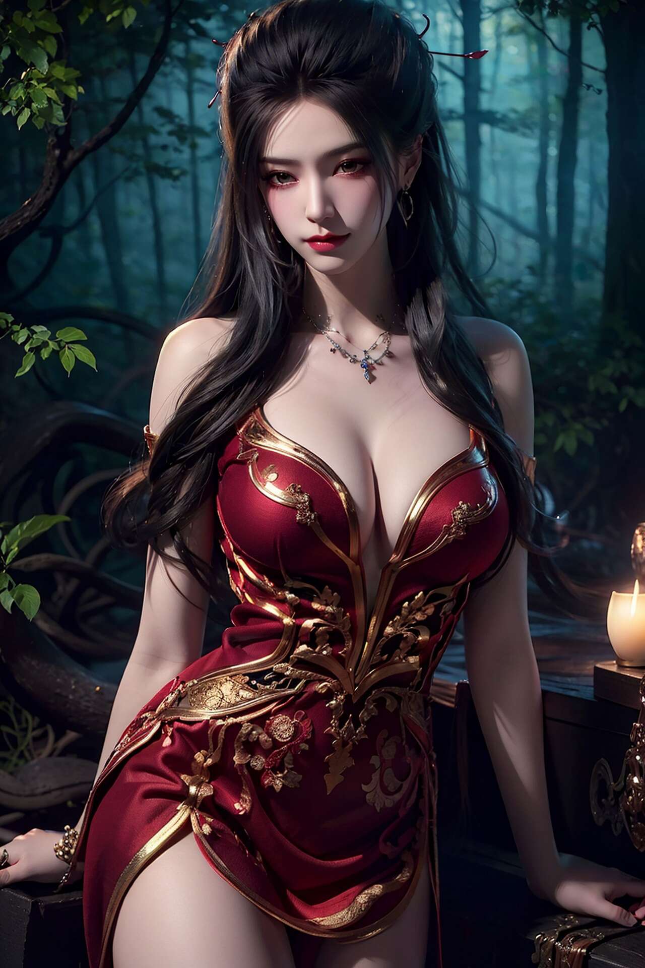 [AI beauty] uncensored  Naked Princess-第1章-图片48